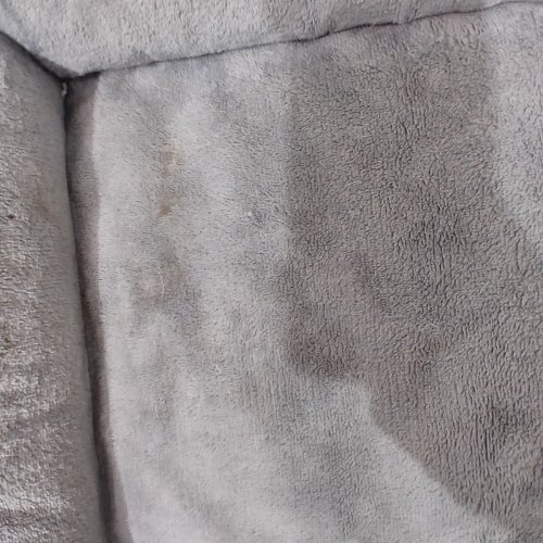 PET BED WITH NON-SLIP BOTTOM & WASHABLE COVER FOR SMALL DOGS- 24" X 18" X 6" - GREY image 3