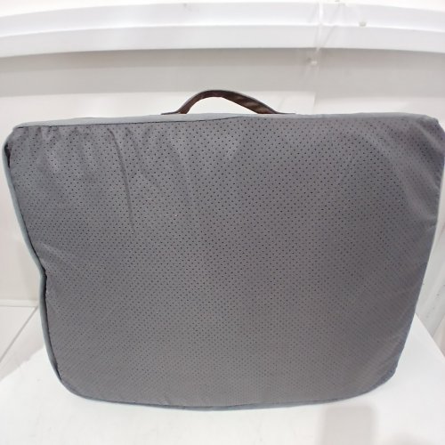 PET BED WITH NON-SLIP BOTTOM & WASHABLE COVER FOR SMALL DOGS- 24" X 18" X 6" - GREY image 5