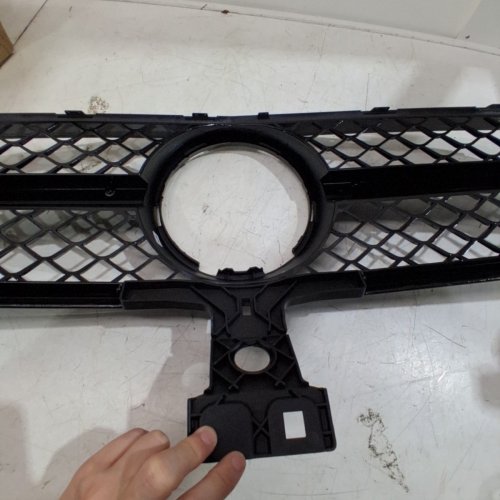 CAR FRONT GUARD GRILLE FRONT BUMPER GRILL ACCESSORY FOR MERCEDES- BENZ C CLASS 2008-2014- BLACK image 4