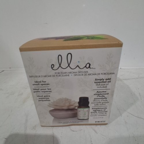 ELLIA CALM WATERS PORCELAIN AROMA DIFFUSER, PINK (MODEL: ARM-P140PKB-EO14) image 2