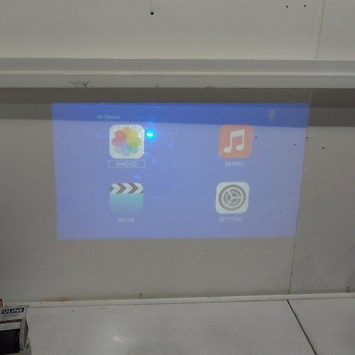DR. J PROFESSIONAL MINI VIDEO PROJECTOR - WHITE (MODEL: HI-04) image 2