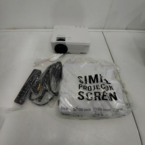 DR. J PROFESSIONAL MINI VIDEO PROJECTOR - WHITE (MODEL: HI-04) image 3