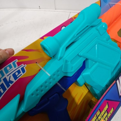 NERF SUPER SOAKER MEGA DUNK INSTANT FILL WATER GUN - 33.9OZ - BLUE/ORANGE image 3