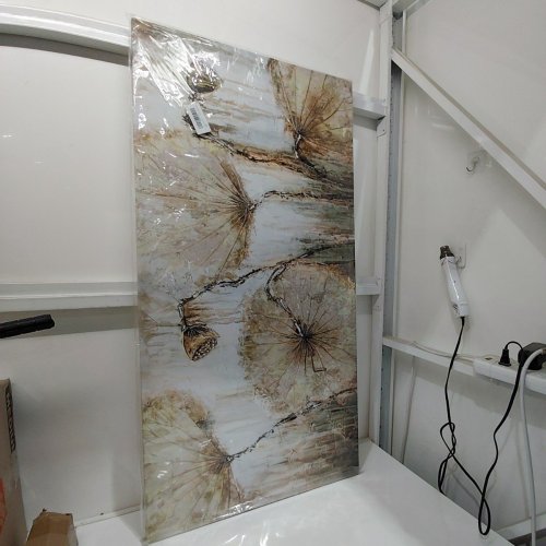 ORVANNAATR VINTAGE REMNANT BOTANICAL FLORAL CANVAS WALL ART - 24" X 48" - BEIGE / BROWN image 2