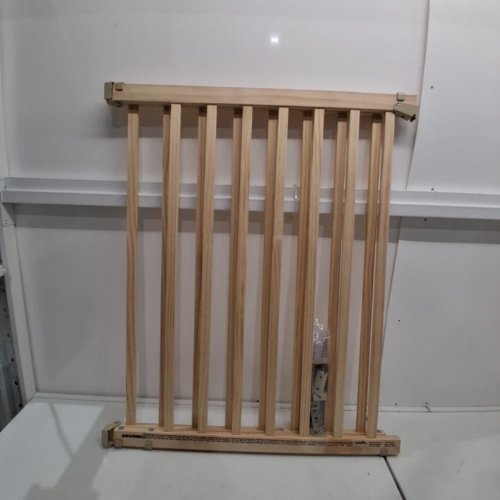 EVENFLO TOP OF STAIRS-STYLE EXTRA TALL GATE - TAN WOOD (MODEL: 10500) image 2