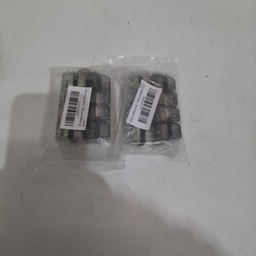 2 (2PC) TWO ROW KEYBOARD CLICK LIGHT UP FIDGET TOYS - 3" - BLACK/GREEN image 2