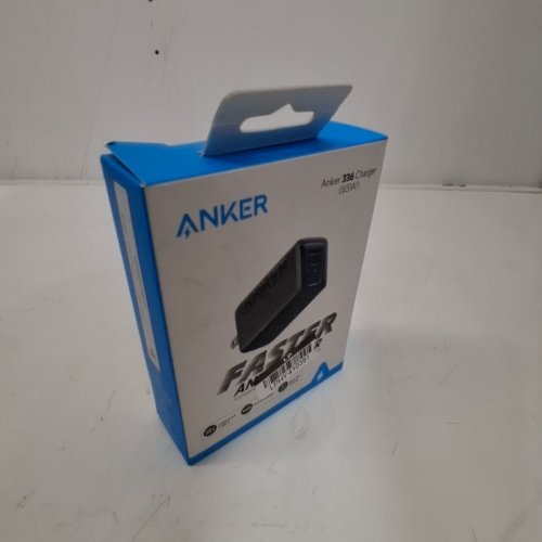 ANKER POWERPORT III 65W TRIPLE PORT GAN CHARGER - 2 USB-C, 1 USB-A - BLACK (MODEL: A2662111) image 3
