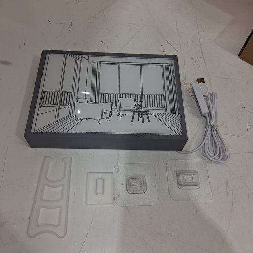 LED LIGHT-UP PICTURE PAINTING FRAME WITH 3 LIGHT MODES - 8.5" X 6" - AUTUMN image 3