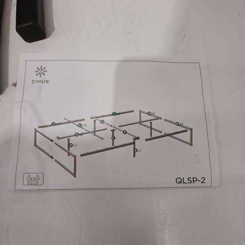 ZINUS ABEL MINIMALIST NO BOX SPRING BED FRAME - KING - BLACK (MODEL: QLSP-2) image 5