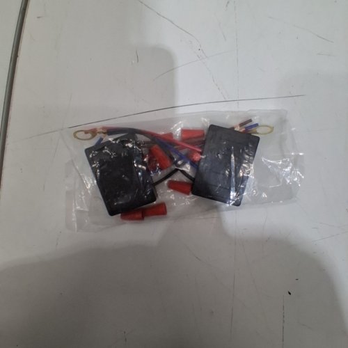 2PK AUTOMOTIVE BATTERY CABLE TERMINAL KIT - UNIVERSAL FIT - BLACK/BLUE/RED image 2