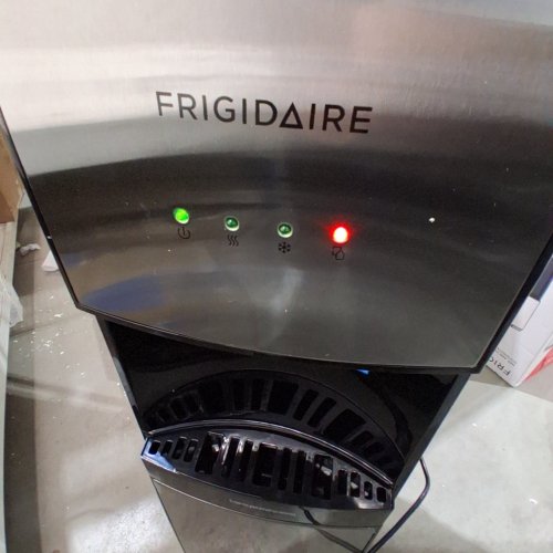 FRIGIDAIRE HOT AND COLD WATER DISPENSER - 5 GALLON - STAINLESS STEEL/BLACK (MODEL: EFWC505) image 2