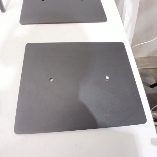2PK DOUBLE-SIDED POSTER SIGN STAND - 43"-80" HEIGHT - BLACK image 3