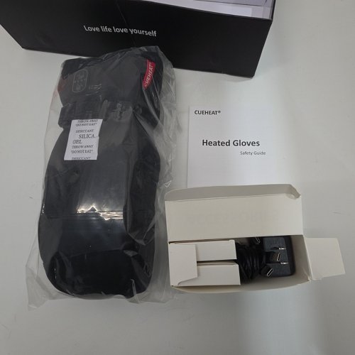 CUEHEAT FROSTFORGE HEATED GLOVES WITH 2 BATTERY PACKS - EXTRA SMALL - BLACK (MODEL: CH04) image 5
