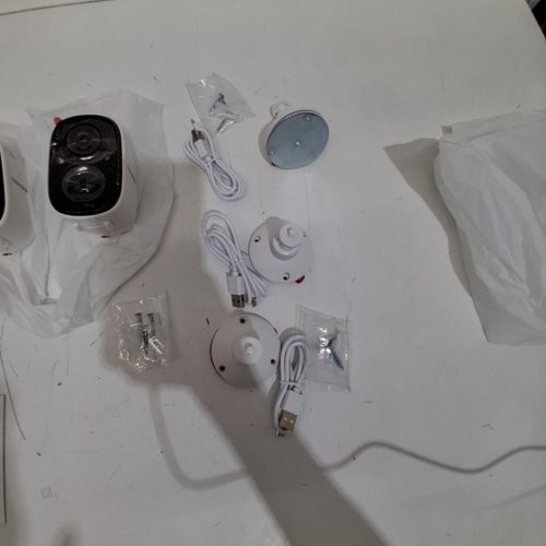 4PK CINMORE WIRELESS WI-FI BATTERY CAMERAS - 2.5 K - WHITE AND BLACK (MODEL: BC22J) image 5