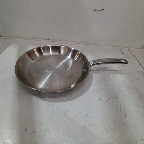 T-FAL STAINLESS STEEL INDUCTION FRYING PAN - 12" - STAINLESS image 2