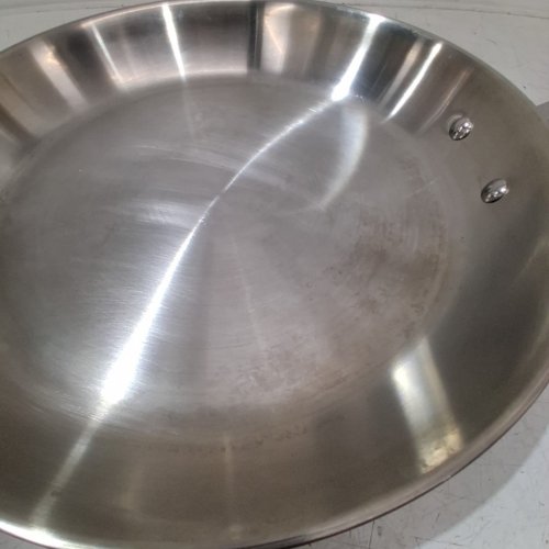 T-FAL STAINLESS STEEL INDUCTION FRYING PAN - 12" - STAINLESS image 3