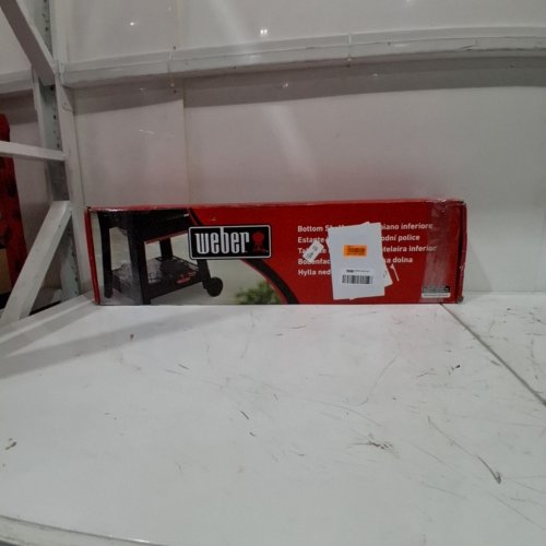 WEBER BOTTOM SHELF - FITS WEBER SMOQUE PELLET SMOKER - BLACK (MODEL: 3400666) image 6