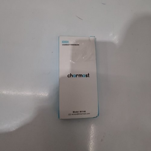 CHARMAST4-IN-1 PORTABLE COMPACT POWERBANK - WITH BUILT-IN USB-A USB-C/ LIGHTNINGMICRO USB CABLES - 10,000MAH- LED BATTERY DISPLAY - BLUE (MODEL: W1148) image 4