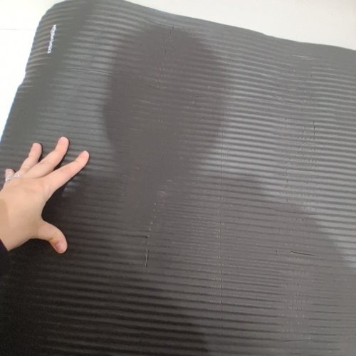 AMAZON BASICS EXTRA THICK EXERCISE/YOGA MAT - 74" X 24" X 1/2" - BLACK image 3