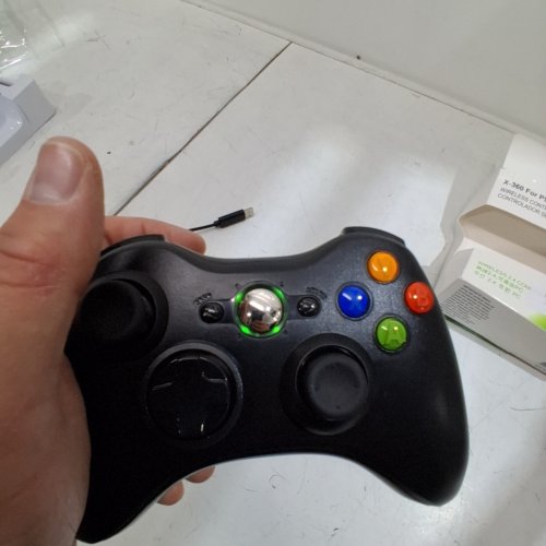 WIRELESS XBOX 360 STYLE CONTROLLER - COMPATIBLE WITH PC/ANDROID/PS3/XBOX360 - BLACK (MODEL: X-360) image 3