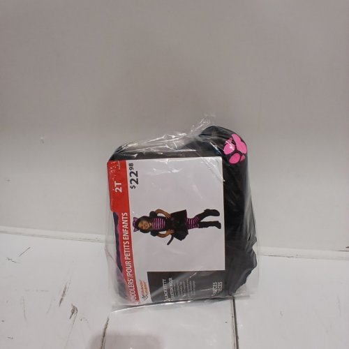 2PC GIRL'S WAY TO CELEBRATEHALLOWEEN BLACK KITTY COSTUME SET - 2T - BLACK / PINK image 4