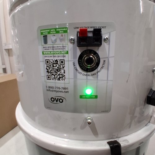 OVO HEAVY DUTY POWERFUL CENTRAL VACUUM SYSTEM- 750W - 35L - GREY\WHITE (MODEL: M5-2-OVO) image 2