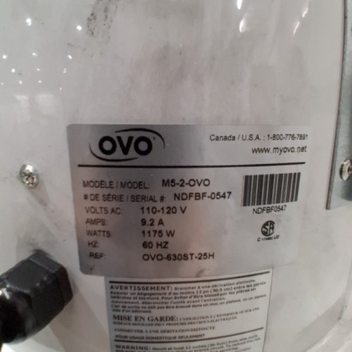 OVO HEAVY DUTY POWERFUL CENTRAL VACUUM SYSTEM- 750W - 35L - GREY\WHITE (MODEL: M5-2-OVO) image 6