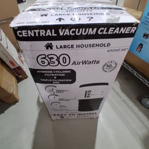 OVO HEAVY DUTY POWERFUL CENTRAL VACUUM SYSTEM- 750W - 35L - GREY\WHITE (MODEL: M5-2-OVO) image 8