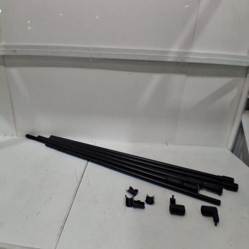 UMBRA ANYWHERE TENSION ROD SYSTEM - 124.5" X 69" X 2.75" - BLACK - (MODEL: 1012718-038) image 2