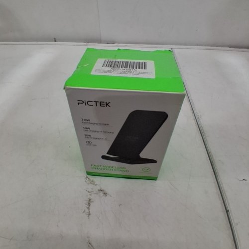 PICTEK FAST WIRELESS CHARGER STAND - 7.5W / 10W / 15W - BLACK (MODEL:PA082B) image 6