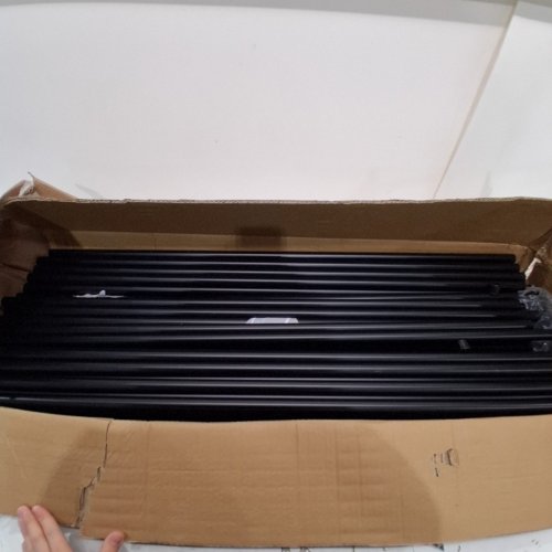 105PK HYPERGIANT ALUMINUM ROUND DECK RAILING SPINDLE BALUSTERS - 36" - BLACK image 2