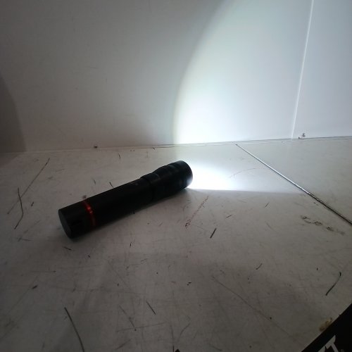 2PK COAST WATERPROOF FLASHLIGHT WITH 3500 LUMENS - IP54 WITH DUAL POWER - BLACK/RED (MODEL: 1937911). image 2