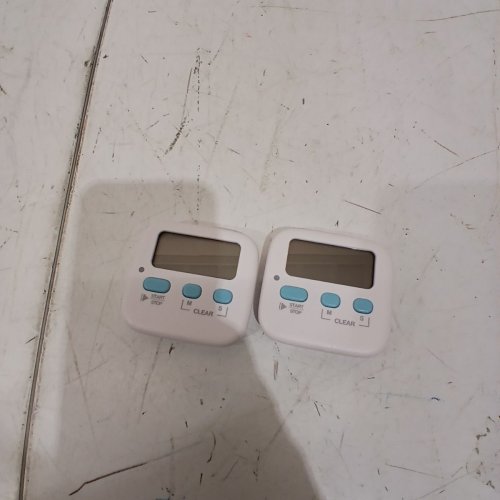 2PK ANTONKI DIGITAL TIMER FOR COOKING OR STUDYING BATTERIES INCLUDED - WHITE (MODEL: EC001D) image 3