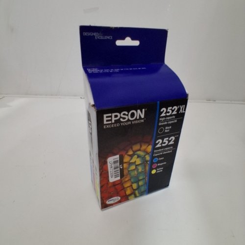 EPSON 252XL INK CARTRIDGE COMBO PACK FOR SELECT WORKFORCE PRINTERS - HIGH CAPACITY BLACK, STANDARD CAPACITY CYAN, MAGENTA, YELLOW (MODEL: T252XL-BCS) image 2