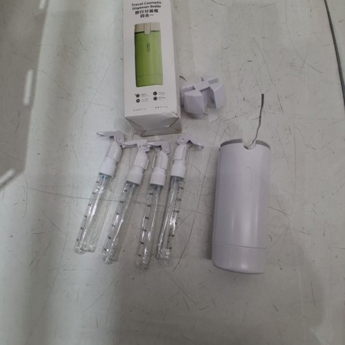 TRAVEL COSMETIC DISPENSER BOTTLE - 30 ML EACH - WHITE image 2