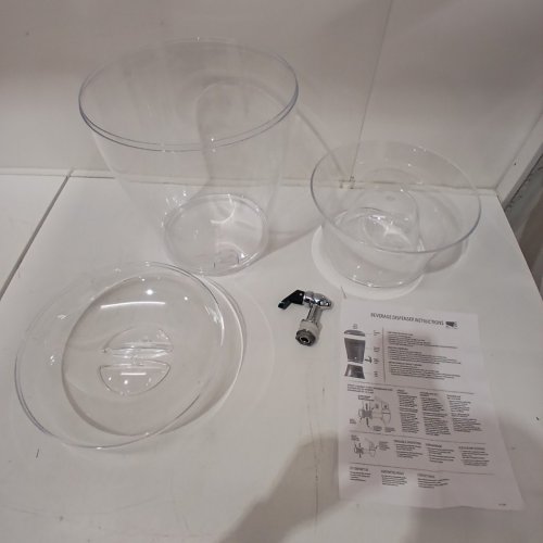 CREATIVEWARE POLY PROP BEVERAGE DISPENSER UNBREAKABLE BEVERAGE DISPENSER - 3GAL - CLEAR (MODEL: RM-BEV01) image 2