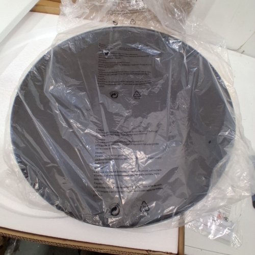 COSTWAY ROUND BATHROOM VANITY MIRROR WITH ANTI-FOG DESIGN - 24" - BLACK (MODEL:BA8046) image 5