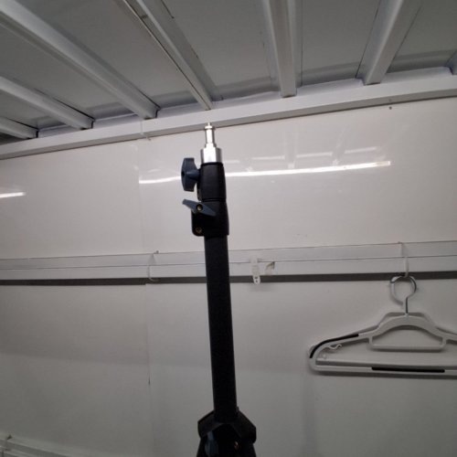 LCM HOME FASHIONS EXTENDABLE METAL TRIPOD STAND - 82" - BLACK image 3