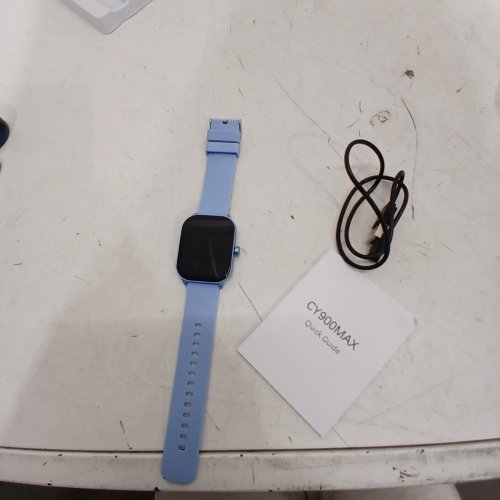KIDS MULTIFUNCTIONAL FITNESS TRACKER SMARTWATCH WITH PEDOMETER, 65 SPORT MODES, HEART RATE SLEEP MONITOR & ALARM CLOCK - BLUE (MODEL: CY900MAX) image 3