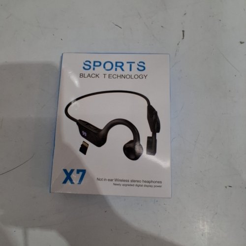 BONE CONDUCTION OPEN EAR SPORTS BLUETOOTH HEADPHONES WITH DIGITAL DISPLAY - BLACK (MODEL: X7) image 7