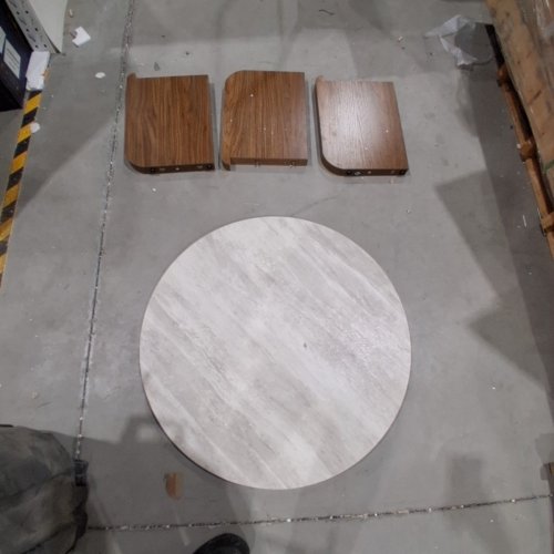 ASHLEY GUYSTONE COFFEE TABLE - 31.5" - GREY/BROWN image 2