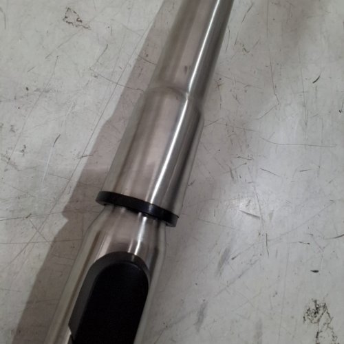TELESCOPIC EXTENSION TUBE ADJUSTABLE VACUUM WAND WITH SECURE LOCK COMPATIBLE FOR MIELE CLASSIC C1-C3 -BLACK/STAINLESS STEEL image 3