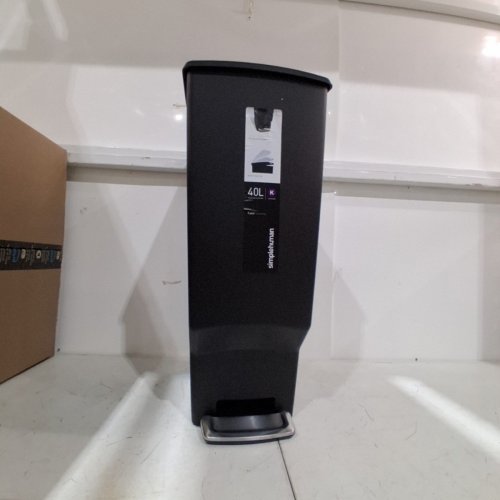 SIMPLEHUMAN SLOW CLOSE TRASH CAN - 40 L - BLACK image 2