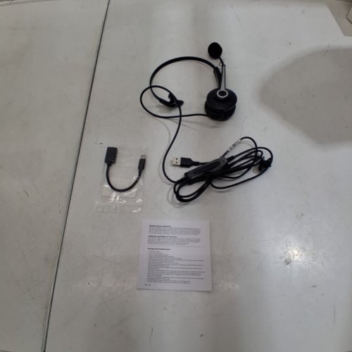 WANTEK CALL CENTER HEADSET MONO NOISE CANCELING - BLACK (MODEL:A681) image 2
