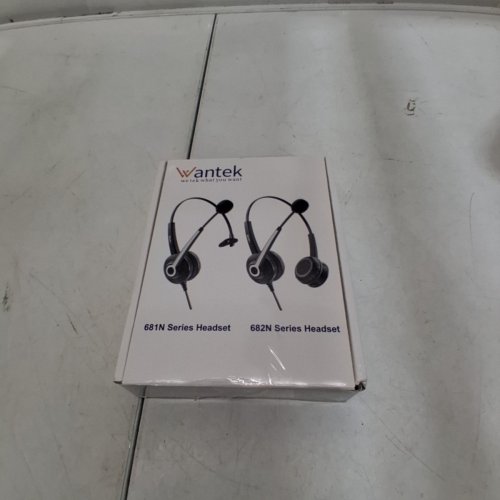 WANTEK CALL CENTER HEADSET MONO NOISE CANCELING - BLACK (MODEL:A681) image 3