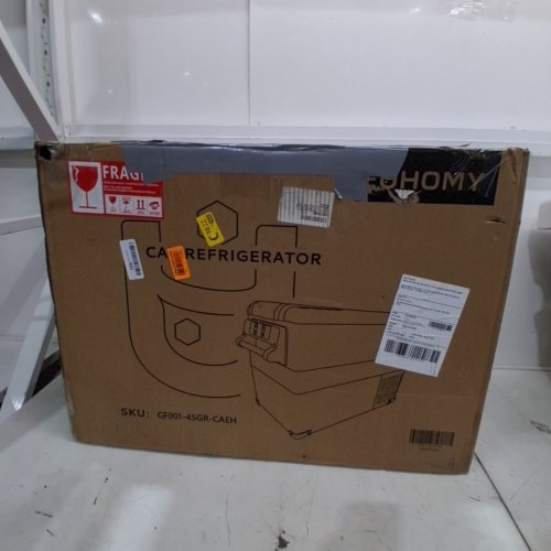 EUHOMY PORTABLE ELECTRIC COOLER WITH CAR PLUG - 47QT - GREY/BLACK (MODEL: ‎CF001-45GR-CAEH) image 10