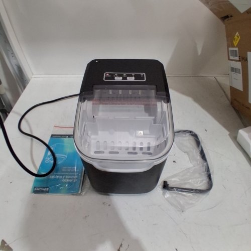 EUHOMY COUNTERTOP NUGGET ICE MAKER - MAKES 34LBS IN A DAY - BLACK (MODEL: IM-12S / IM002-NBL-CAEH) image 3