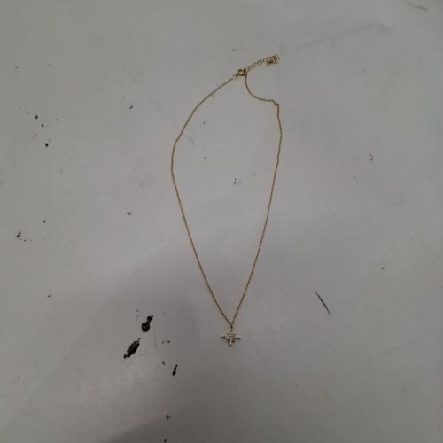 WOMENS DAINTY STARBURST ADJUSTABLE PENDANT NECKLACE - GOLD-TONE image 3
