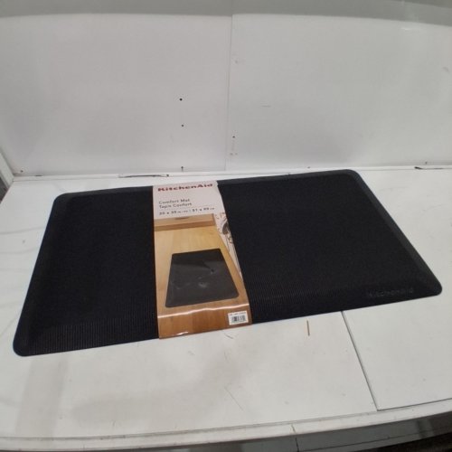 KITCHENAID GOURMET SERIES KITCHEN COMFORT CUSHIONED MAT - 20" X 39" - MILSHAKE TAN / BLACK (MODEL: 2796321) image 2