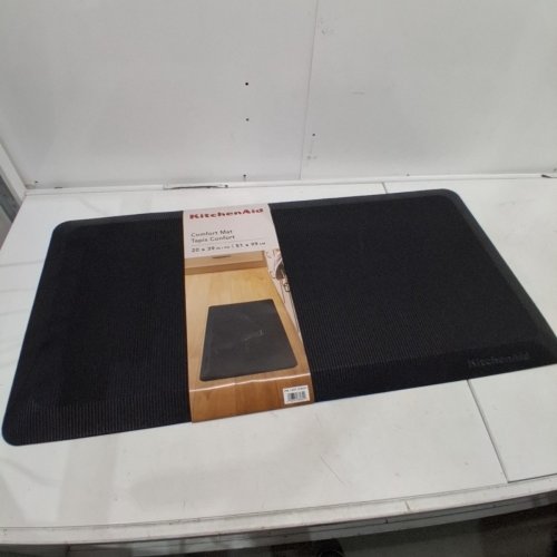 KITCHENAID GOURMET SERIES KITCHEN COMFORT CUSHIONED MAT - 20" X 39" - MILSHAKE TAN / BLACK (MODEL: 2796321) image 4